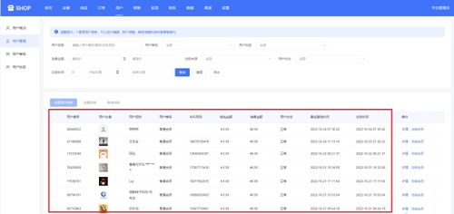 單商戶商城系統功能拆解21 用戶概況與管理